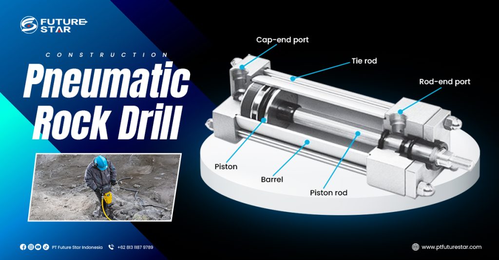 Pneumatic Rock Drill in construction and excavation work